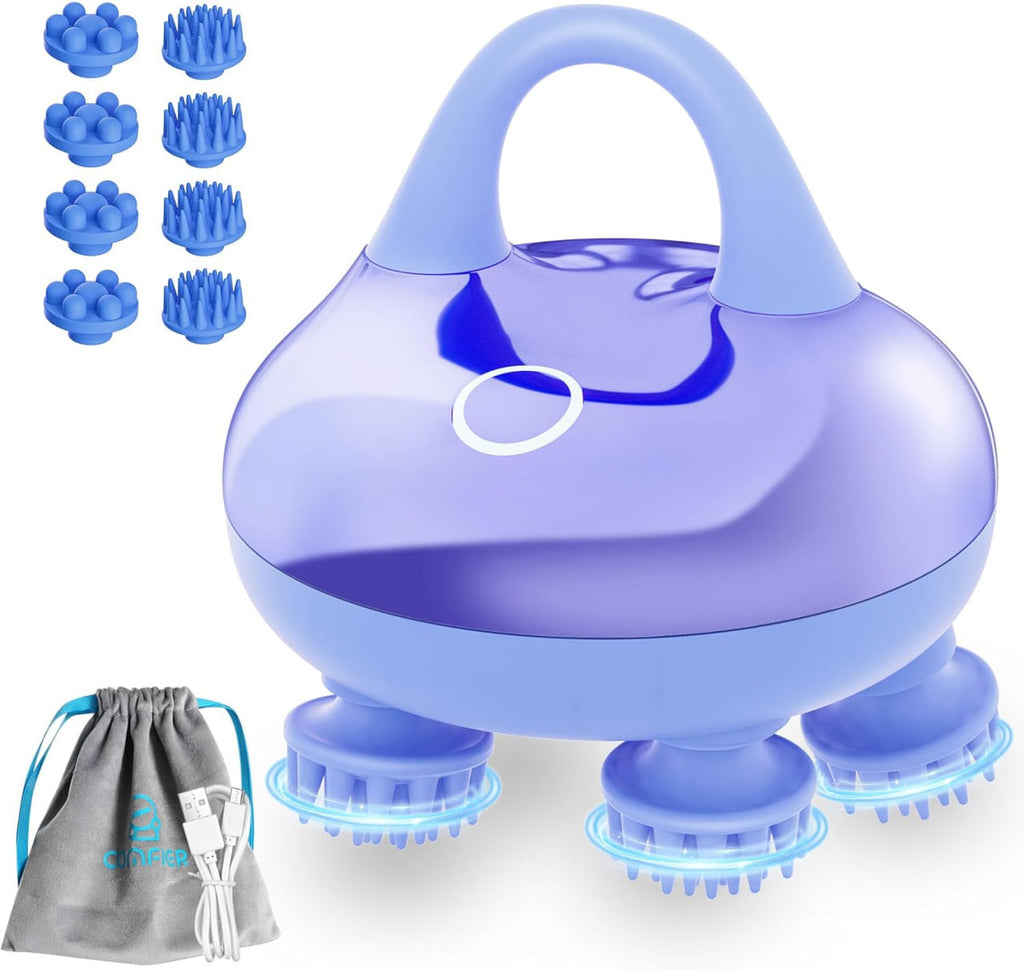 Electric Scalp Massager - Stress Relief & Hair Growth