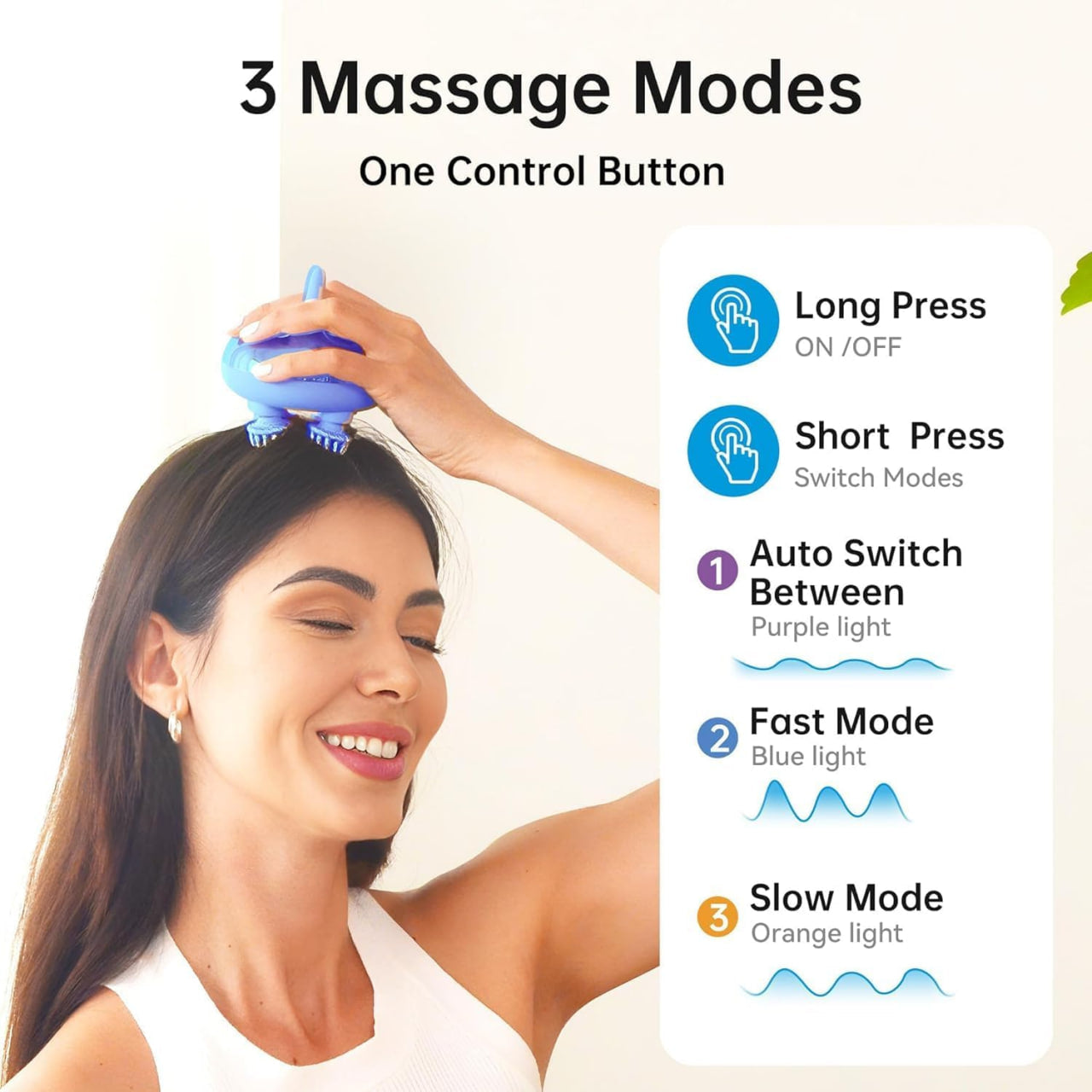 Electric Scalp Massager - Stress Relief & Hair Growth