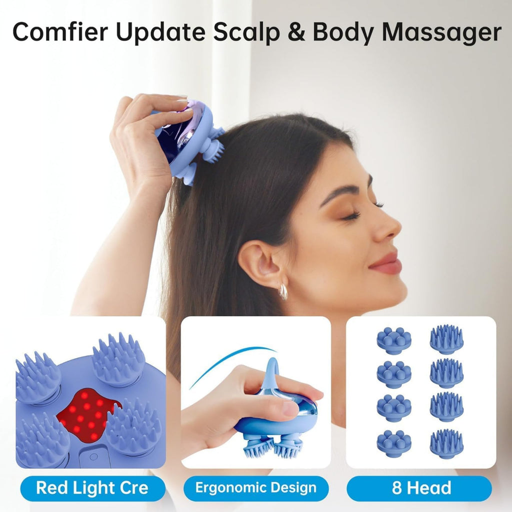 Electric Scalp Massager - Stress Relief & Hair Growth