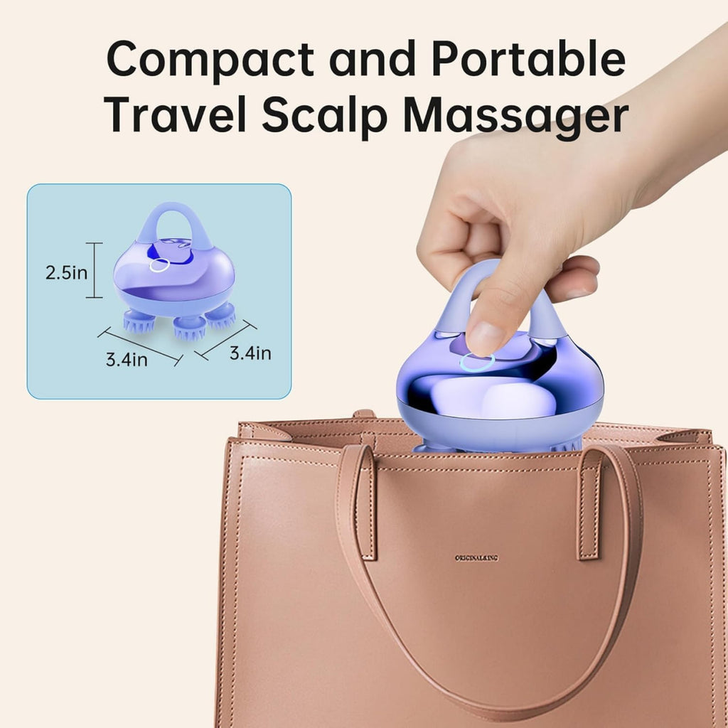Electric Scalp Massager - Stress Relief & Hair Growth