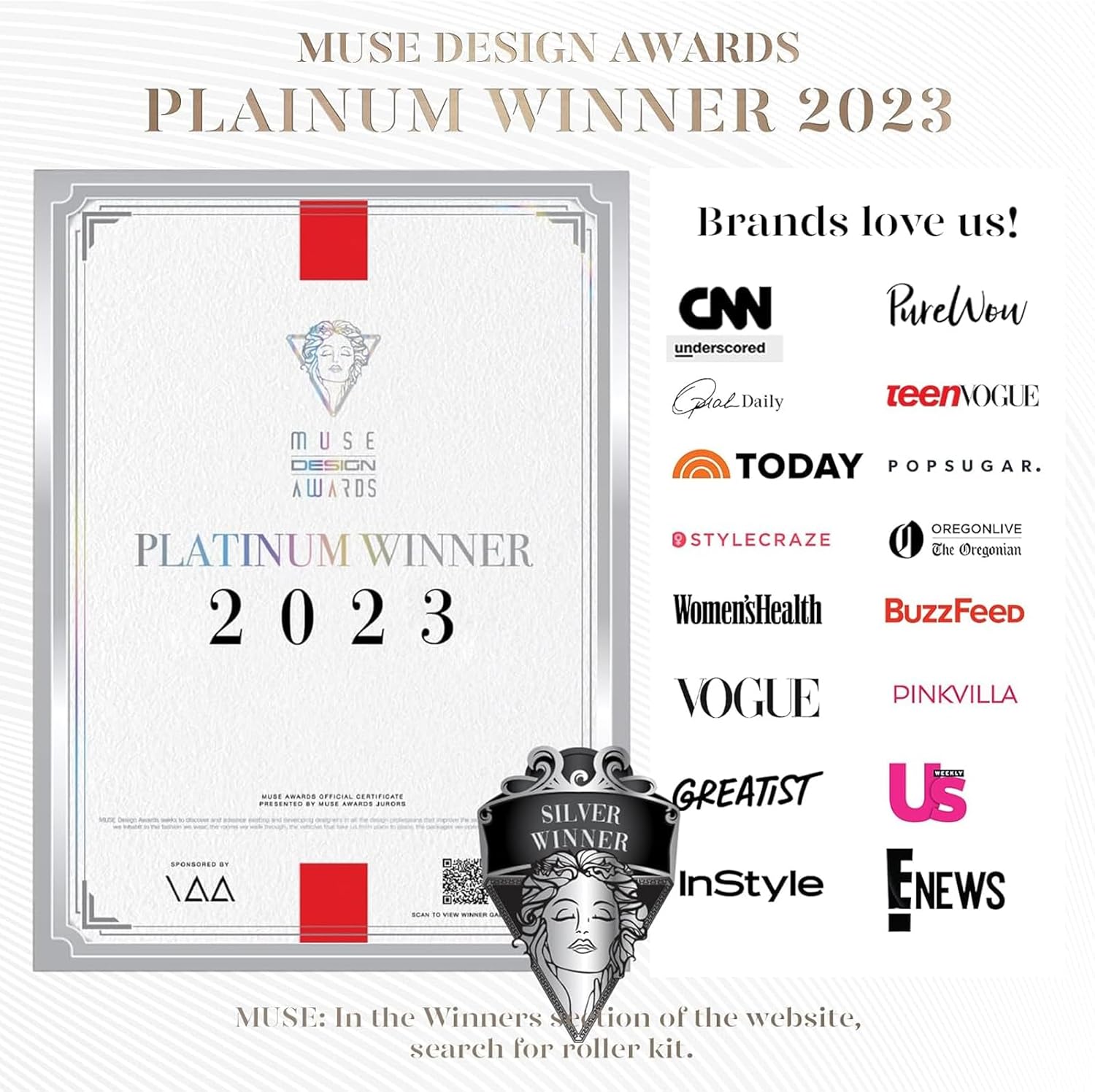 BAIMEI Ice Roller and Gua Sha Set for Face and Eyes